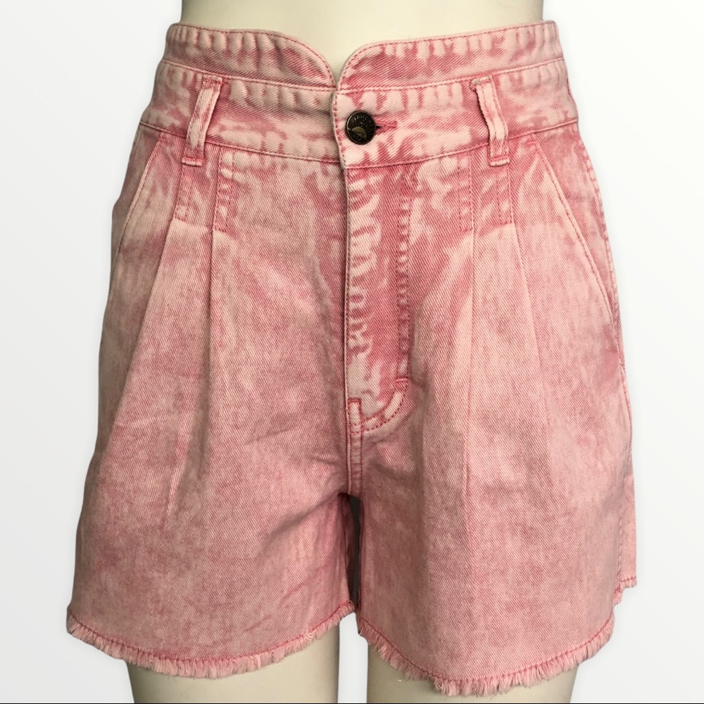 Faherty Pink High Waisted Rikki Shorts Size 24